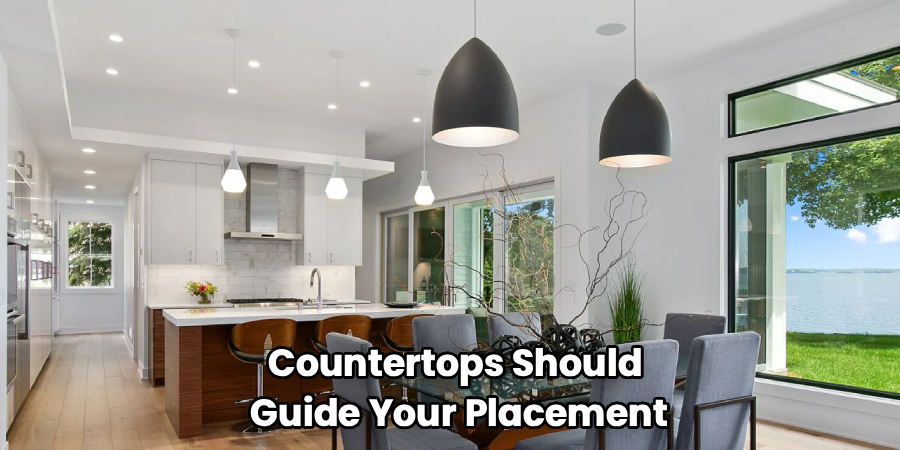 Countertops Should 
Guide Your Placement