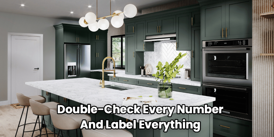 Double-Check Every Number and Label Everything