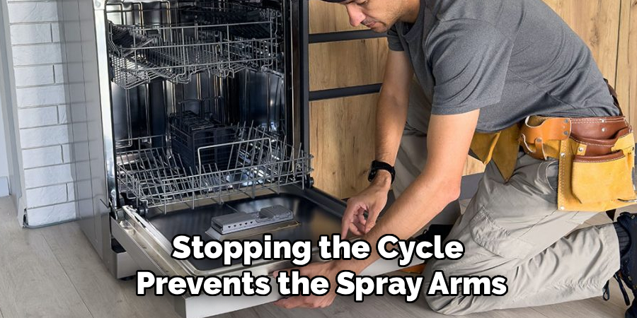 Stopping the Cycle
Prevents the Spray Arms