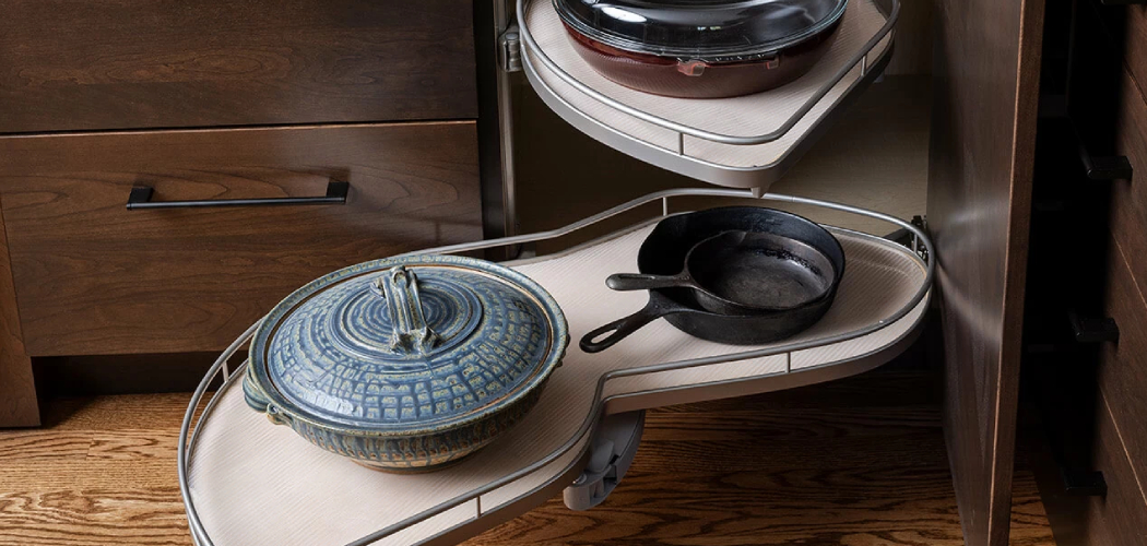 How to Organize a Corner Kitchen Cupboard