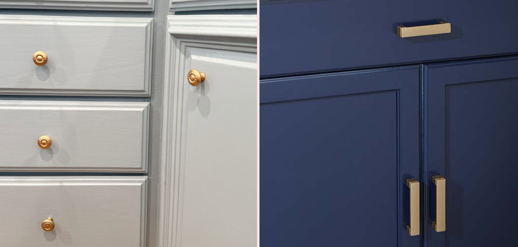 How to Paint Kitchen Hardware