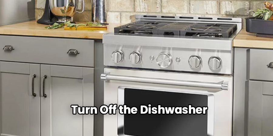 Turn Off the Dishwasher