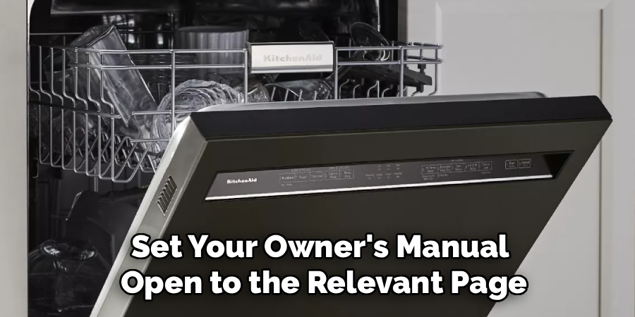 Set Your Owner's Manual
 Open to the Relevant Page