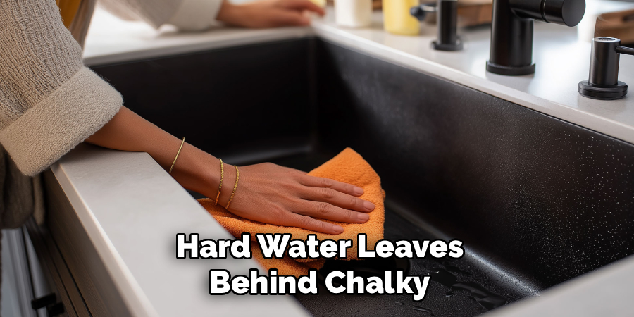 Hard Water Leaves
Behind Chalky