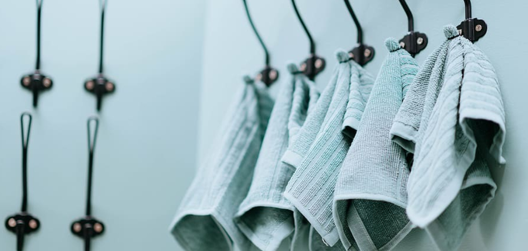 How To Fold Kitchen Towels For Hanging