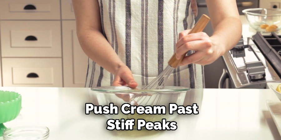 Push Cream Past
Stiff Peaks