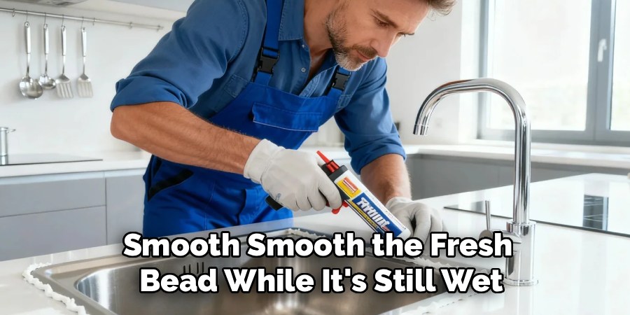 Smooth Smooth the Fresh
 Bead While It's Still Wet