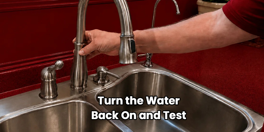 Turn the Water Back On and Test