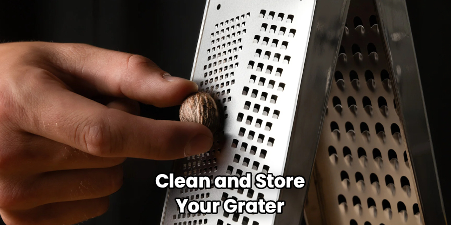 Clean and Store Your Grater