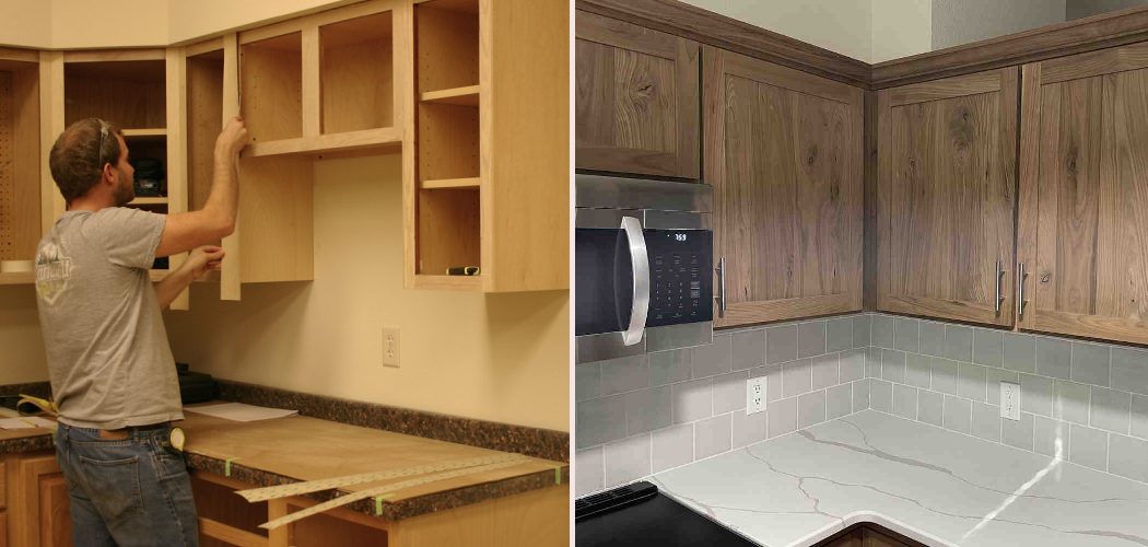 How To Reface Kitchen Cabinets With Self Stick Veneer