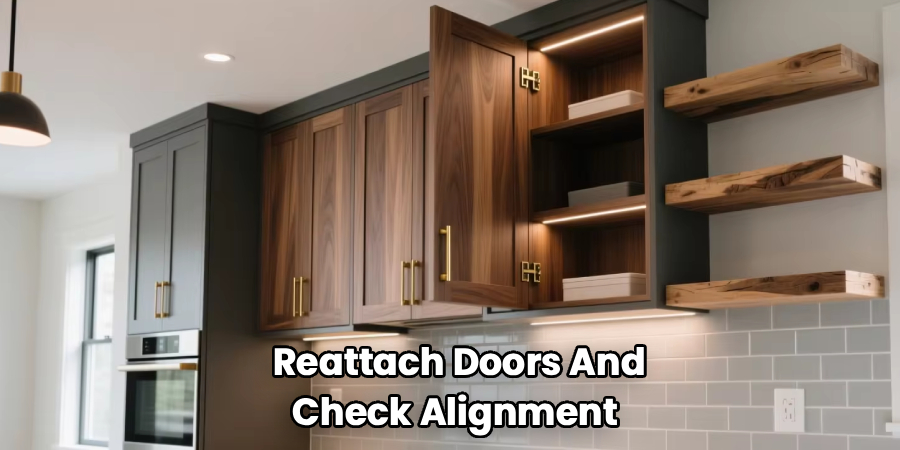 Reattach Doors And Check Alignment