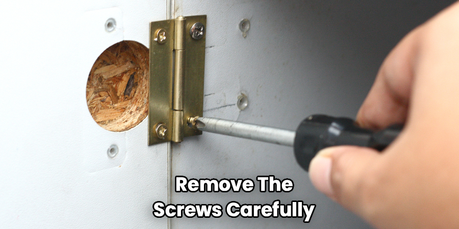 Remove The Screws Carefully